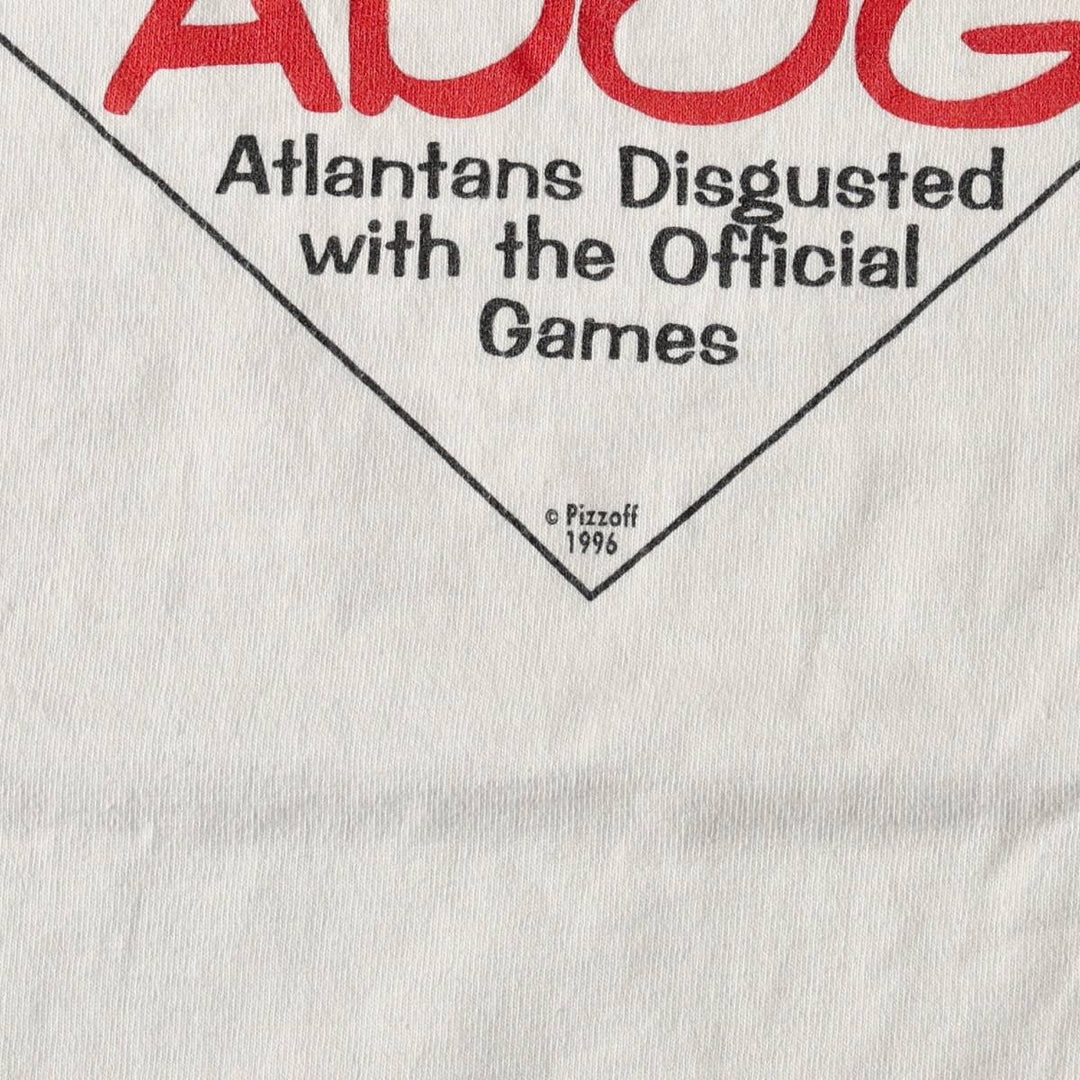 90'S Fruit of the Loom printed T-shirt, made in Jamaica, men's size XL equivalent. cotton white type Vintage Second Hand