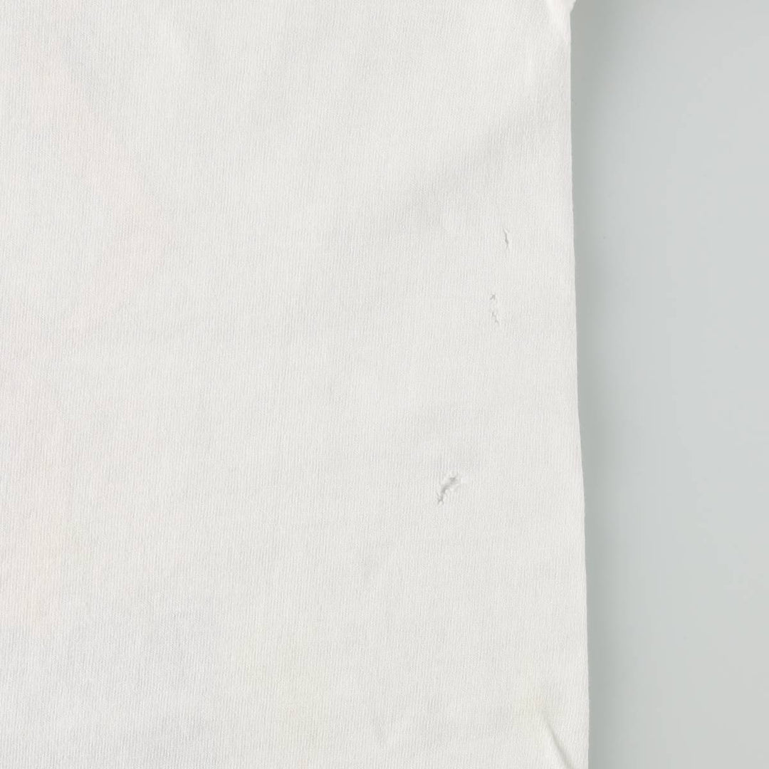 90'S Fruit of the Loom Print T-Shirt, Made in USA, Men's Size S (Equivalent), Vintage cotton white type Vintage Second Hand