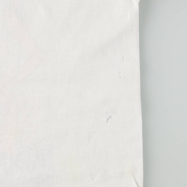 90'S Fruit of the Loom Print T-Shirt, Made in USA, Men's Size S (Equivalent), Vintage cotton white type Vintage Second Hand