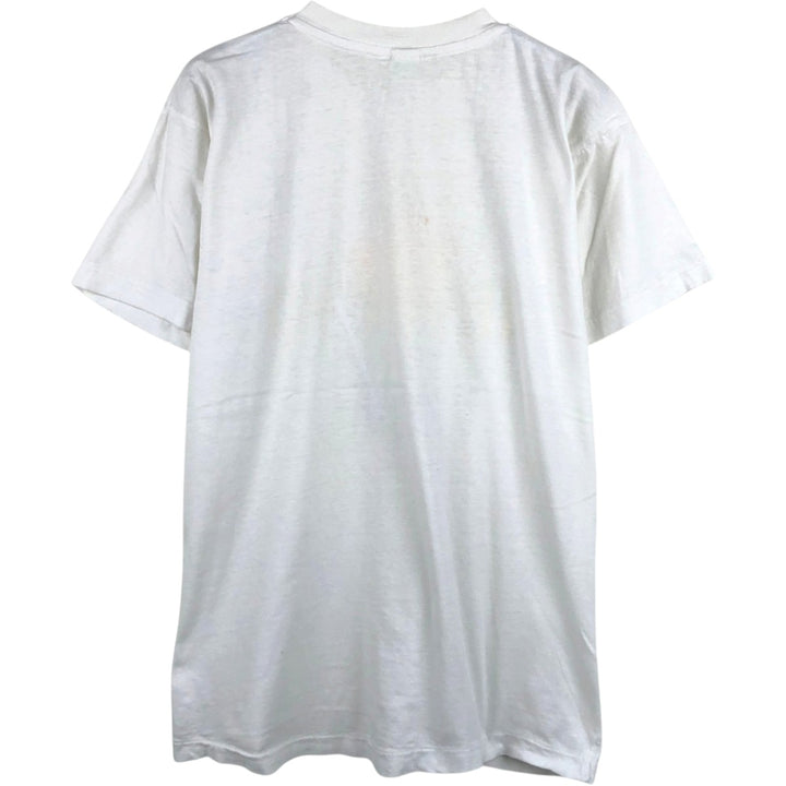 90'S Vintage Printed T-Shirt, Men's XL cotton white type Vintage Second Hand