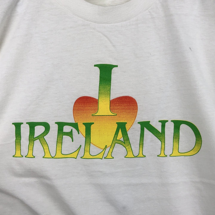 90'S Vintage Printed T-Shirt, Men's XL cotton white type Vintage Second Hand