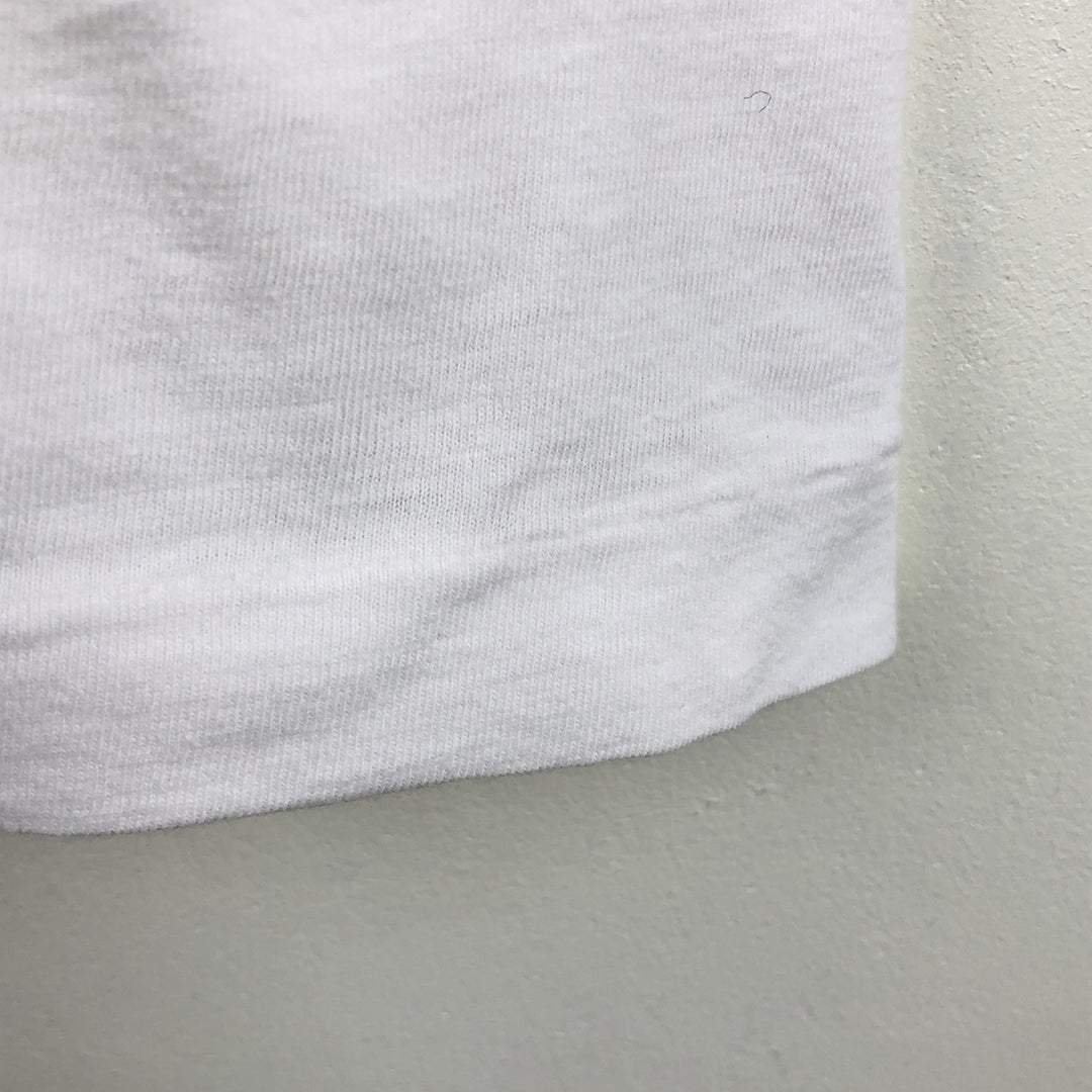 90'S Vintage Printed T-Shirt, Men's XL cotton white type Vintage Second Hand