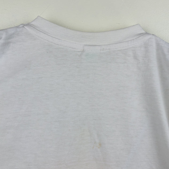90'S Vintage Printed T-Shirt, Men's XL cotton white type Vintage Second Hand