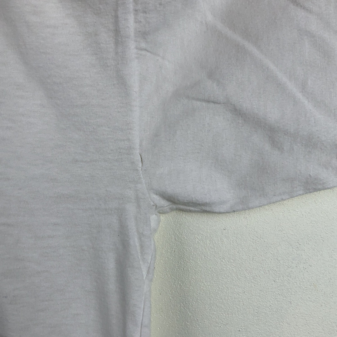 90'S Vintage Printed T-Shirt, Men's XL cotton white type Vintage Second Hand