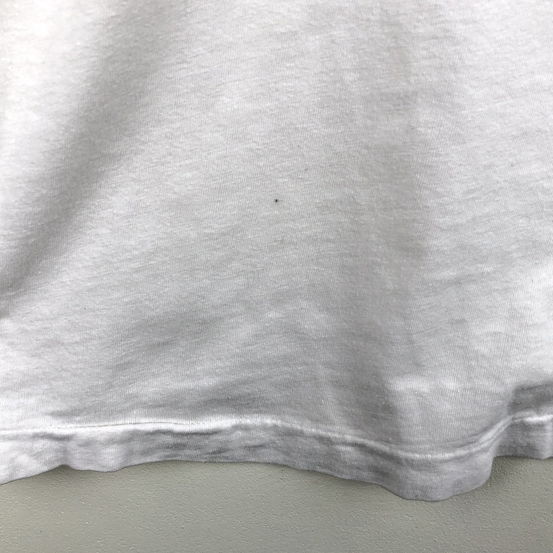 90'S Vintage Printed T-Shirt, Men's XL cotton white type Vintage Second Hand