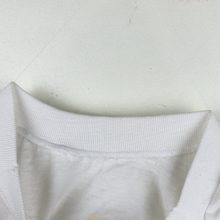 90'S Vintage Printed T-Shirt, Men's XL cotton white type Vintage Second Hand