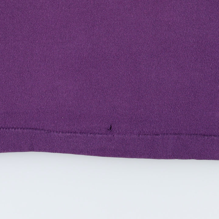 90'S Fruit of the Loom printed T-shirt, made in the USA, men's XL size, vintage cotton purple type Vintage Second Hand