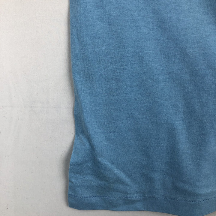 90'S SELECT-T Print T-Shirt, Made in USA, Men's Size M (Equivalent), Vintage cotton Blue type light blue Vintage Second Hand