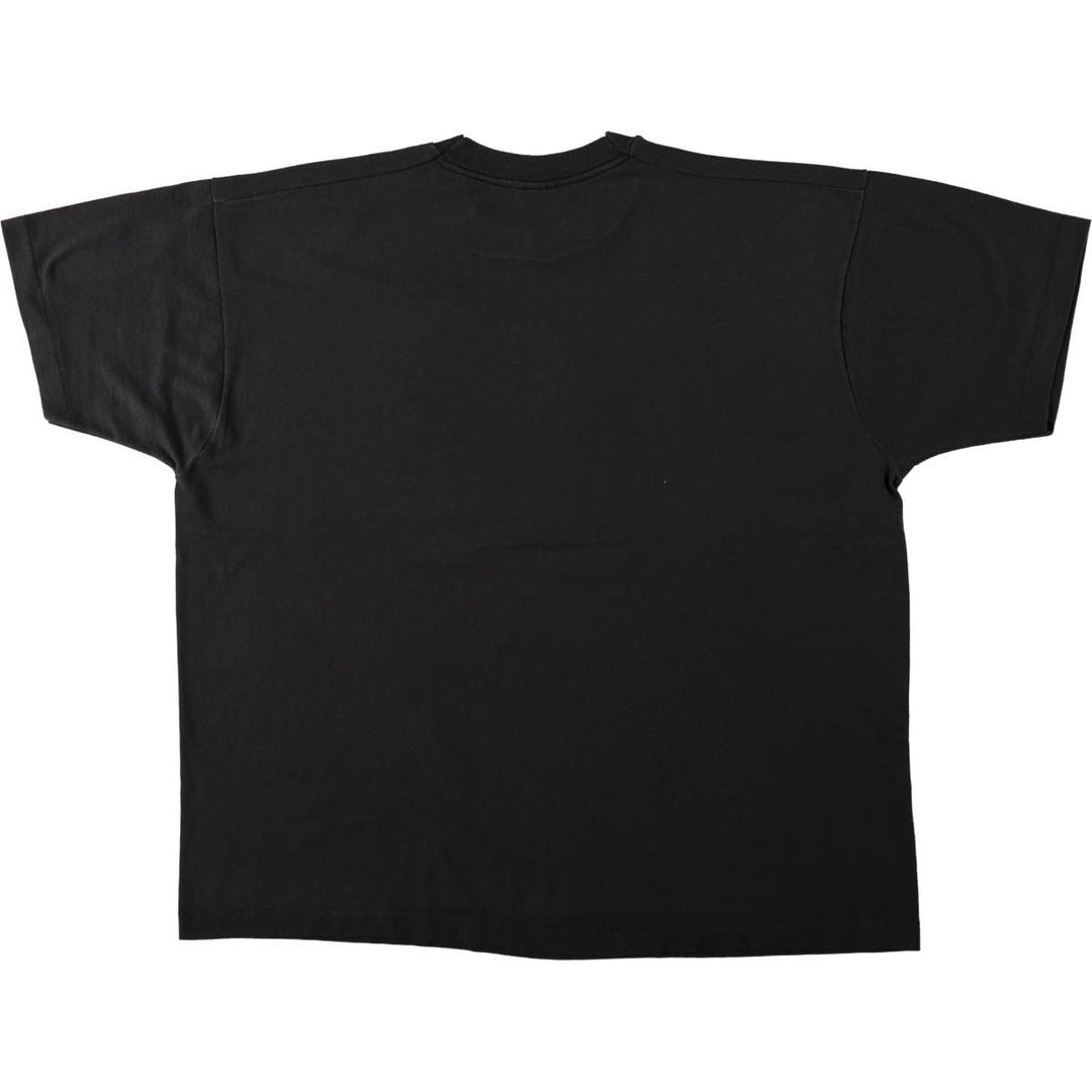 90'S Fruit of the Loom Best Printed T-shirt, Made in USA, Men's XXL, Vintage cotton black type Vintage Second Hand
