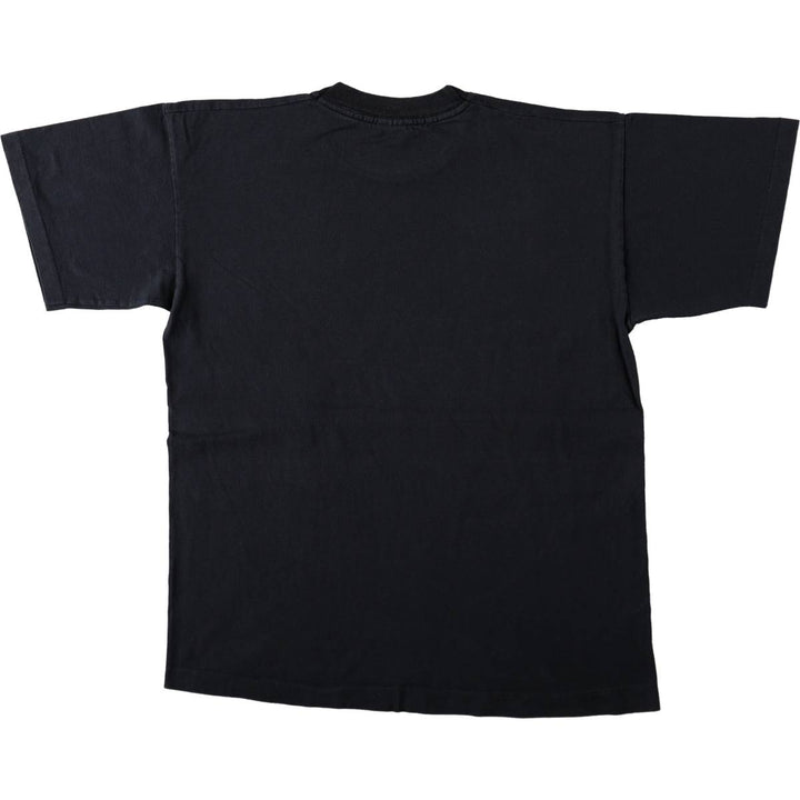 90'S Screen Stars Premium Print T-Shirt, Made in USA, Men's XL equivalent, Vintage cotton black type Vintage Second Hand