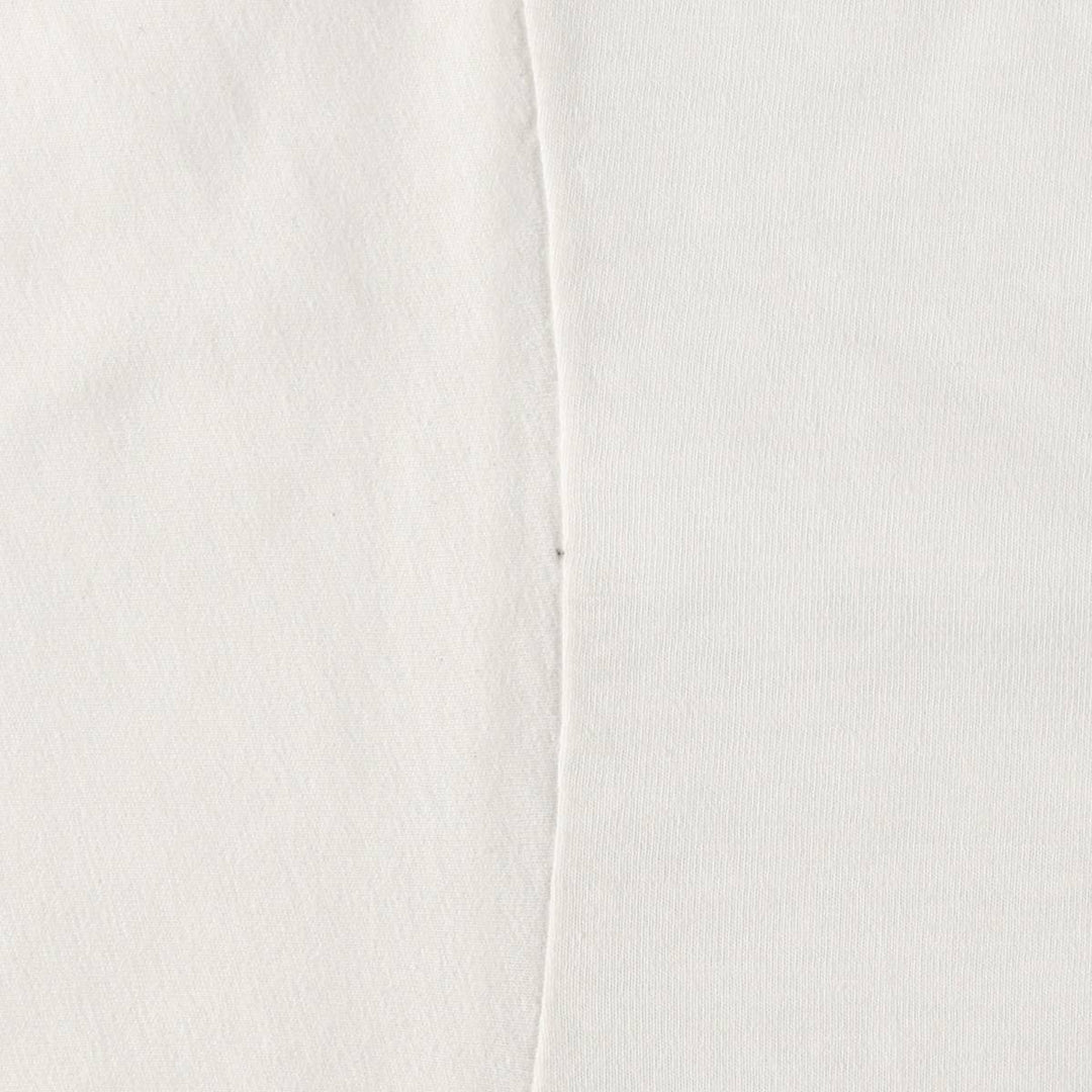90'S Hanes BEEFY-T Printed T-shirt Made in USA Men's XL Vintage cotton white type Vintage Second Hand