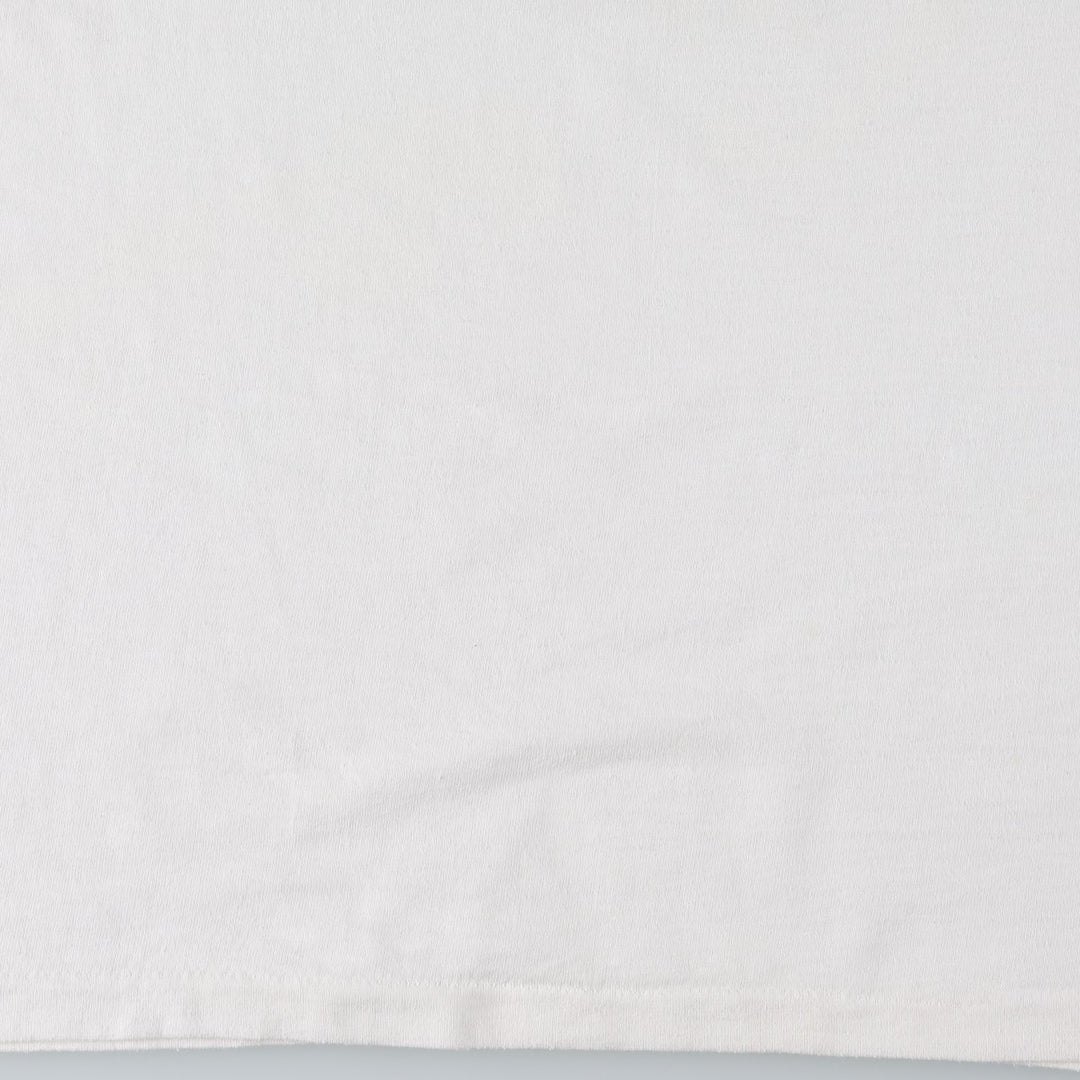 90'S Hanes HEAVYWEIGHT 50 cotton white type Vintage Second Hand