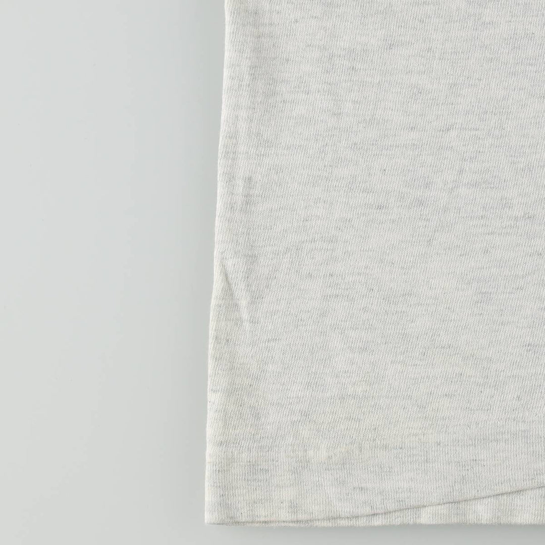 90'S Fruit of the Loom printed T-shirt, made in the USA, men's size L, vintage cotton gray type Vintage Second Hand