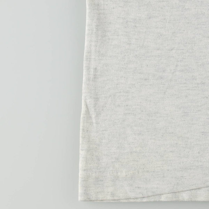 90'S Fruit of the Loom printed T-shirt, made in the USA, men's size L, vintage cotton gray type Vintage Second Hand
