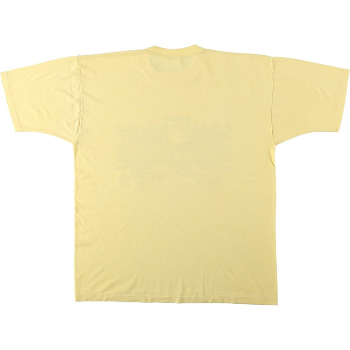 Gettysburg Battle Eagle Pattern Print T-Shirt, Men's XL (approx.), Vintage unclear yellow type Vintage Second Hand