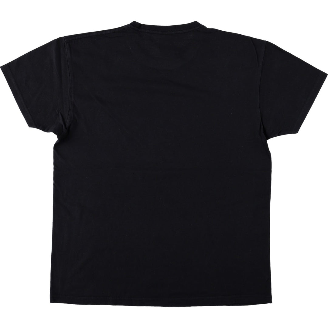 JHK Printed T-Shirt, Men's Size M cotton black type Vintage Second Hand