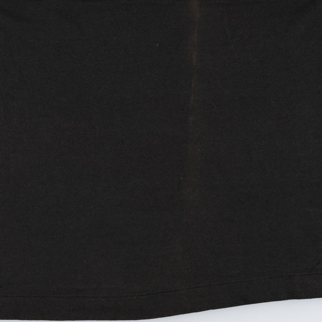 90'S Fruit of the Loom fish print t-shirt, made in USA, men's size M equivalent, vintage. cotton black type Vintage Second Hand