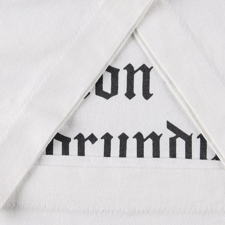 90'S Fruit of the Loom Best Print T-Shirt, Made in USA, Men's Size M (approx.), Vintage cotton white type Vintage Second Hand