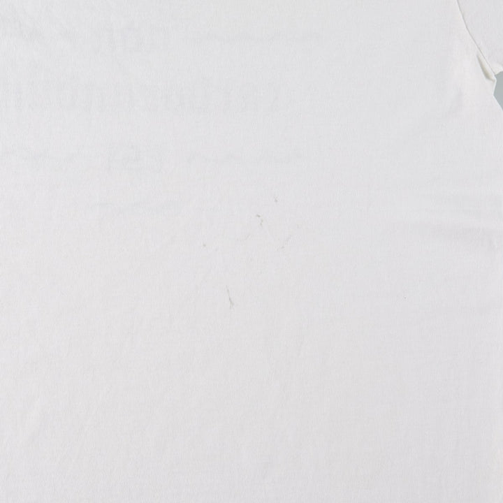 90'S Fruit of the Loom Best Print T-Shirt, Made in USA, Men's Size M (approx.), Vintage cotton white type Vintage Second Hand