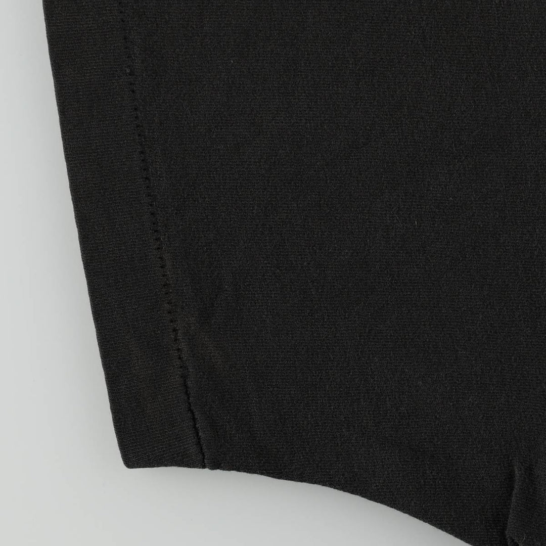 90'S Fruit of the Loom printed T-shirt, made in the USA, men's size L, vintage cotton black type Vintage Second Hand