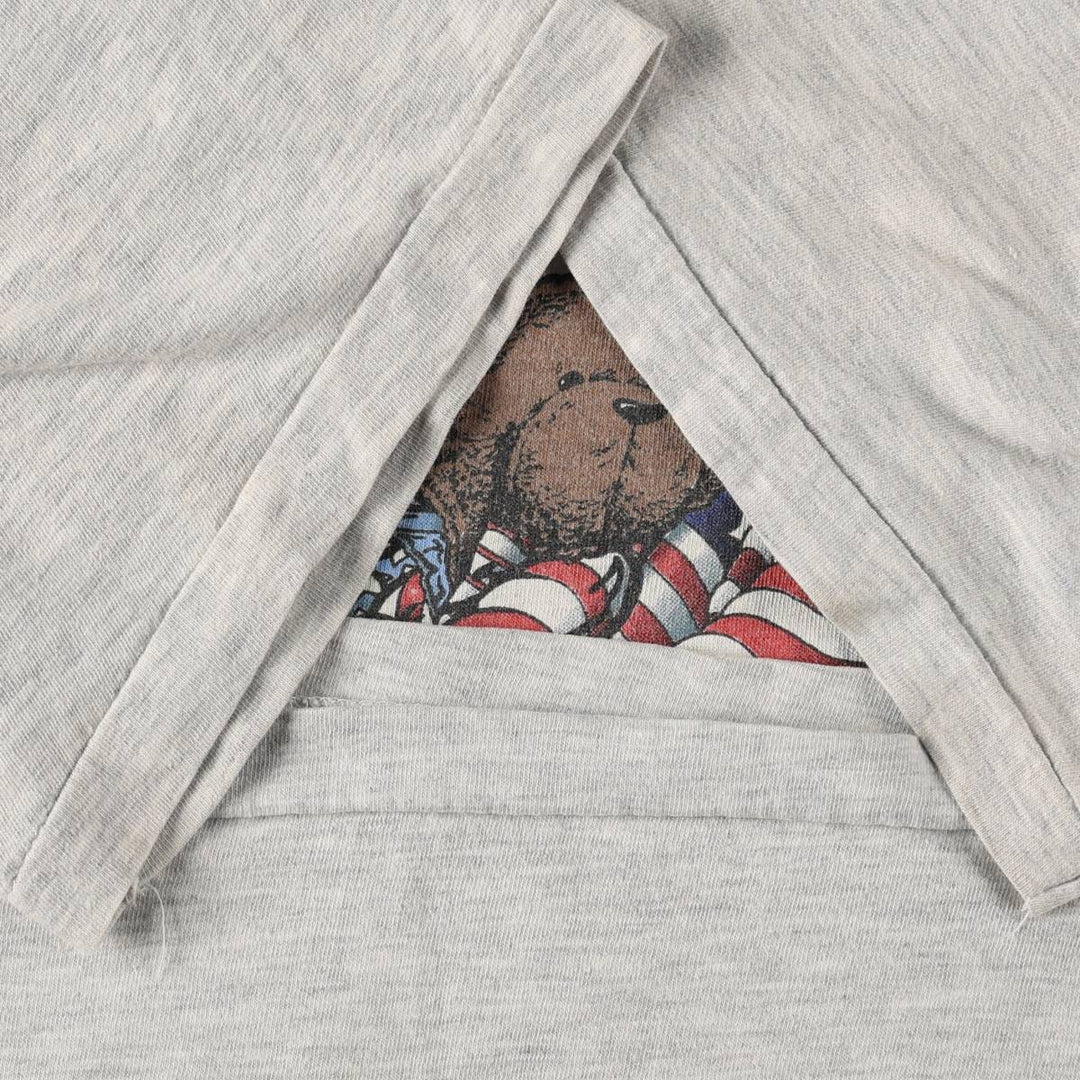 ~90'S JUGGLERS FESTIVAL Print T-Shirt (Men's Size M) unclear gray type Vintage Second Hand