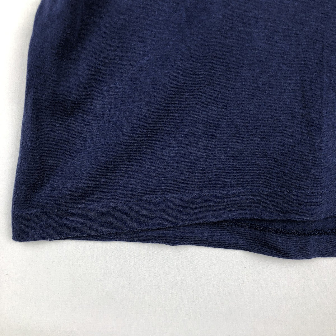 90'S LEMON COLLECTION Print T-Shirt, Men's Size L (approx.), Vintage cotton navy blue type Vintage Second Hand