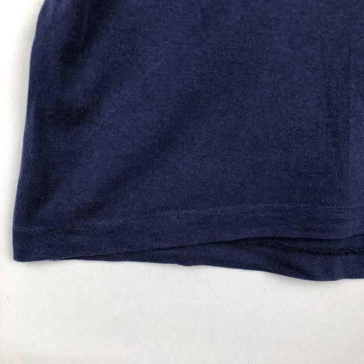 90'S LEMON COLLECTION Print T-Shirt, Men's Size L (approx.), Vintage cotton navy blue type Vintage Second Hand