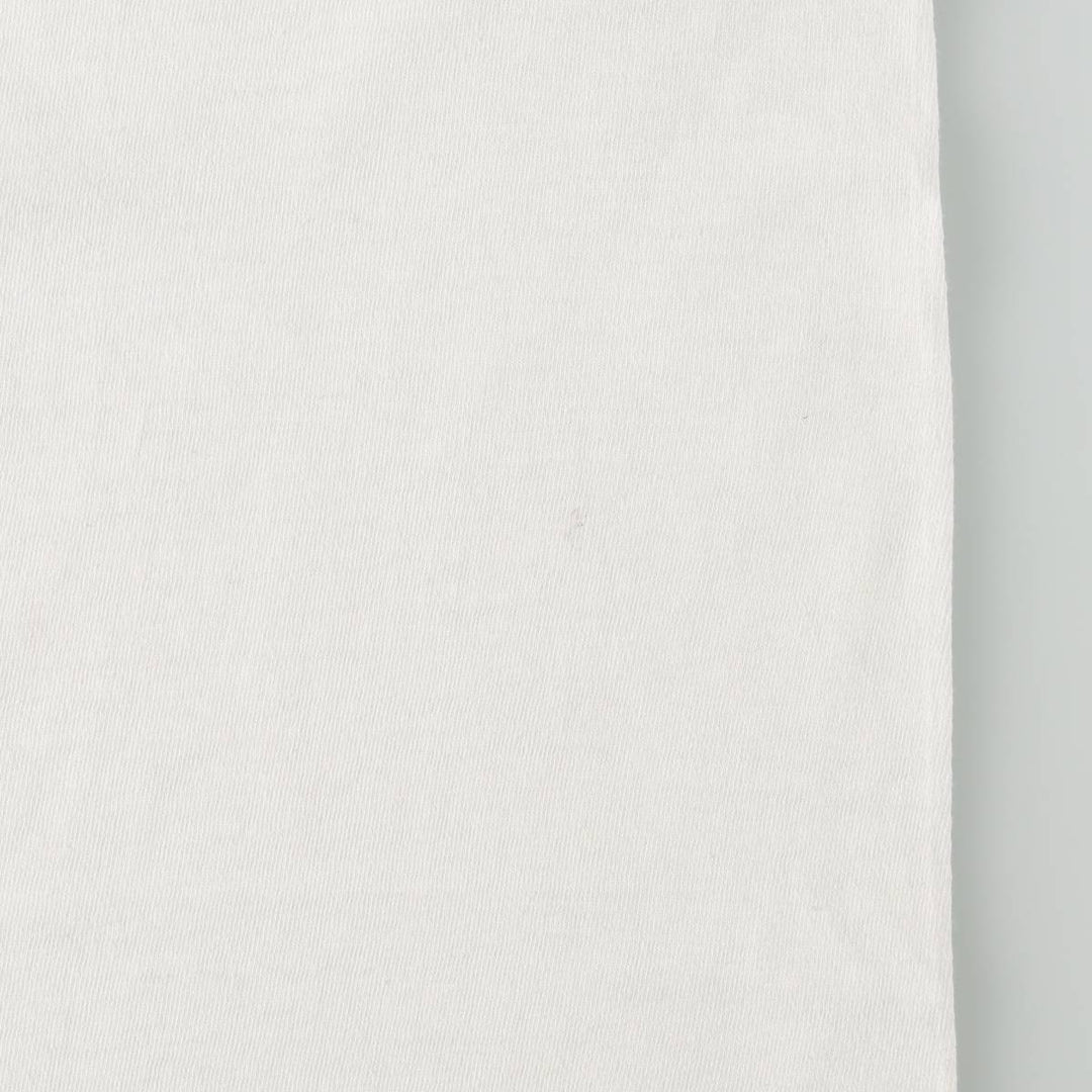 90'S ONEITA POWER-T Printed T-shirt Made in USA Men's XL Vintage cotton white type Vintage Second Hand