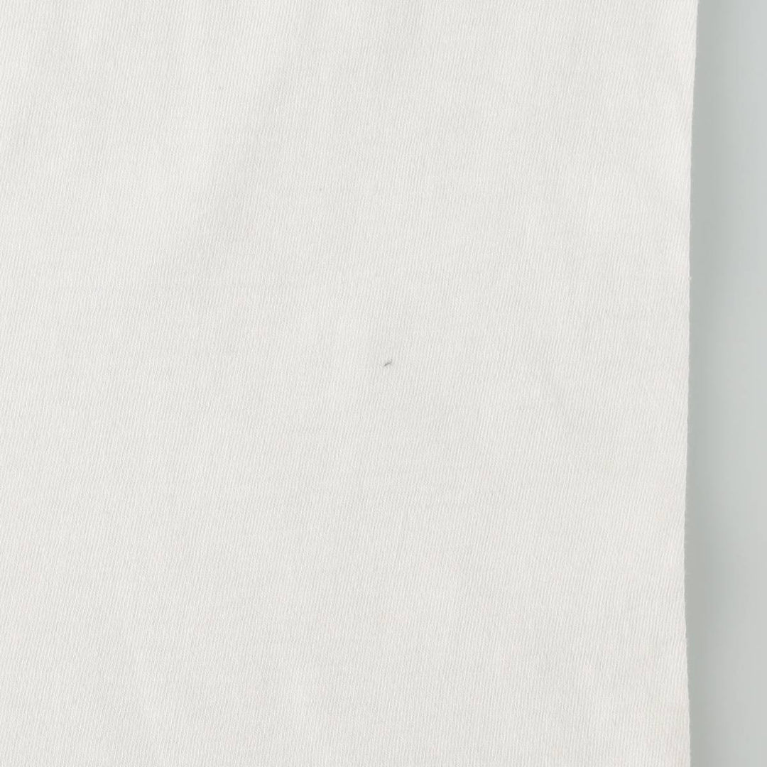 90'S ONEITA POWER-T Printed T-shirt Made in USA Men's XL Vintage cotton white type Vintage Second Hand