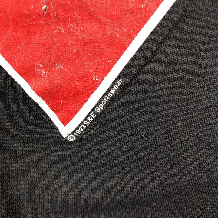 90'S All Sport PRO WEIGHT ORGAN DONOR Print T-Shirt, Made in USA, Men's Size L (Equivalent), Vintage cotton black type Vintage Second Hand
