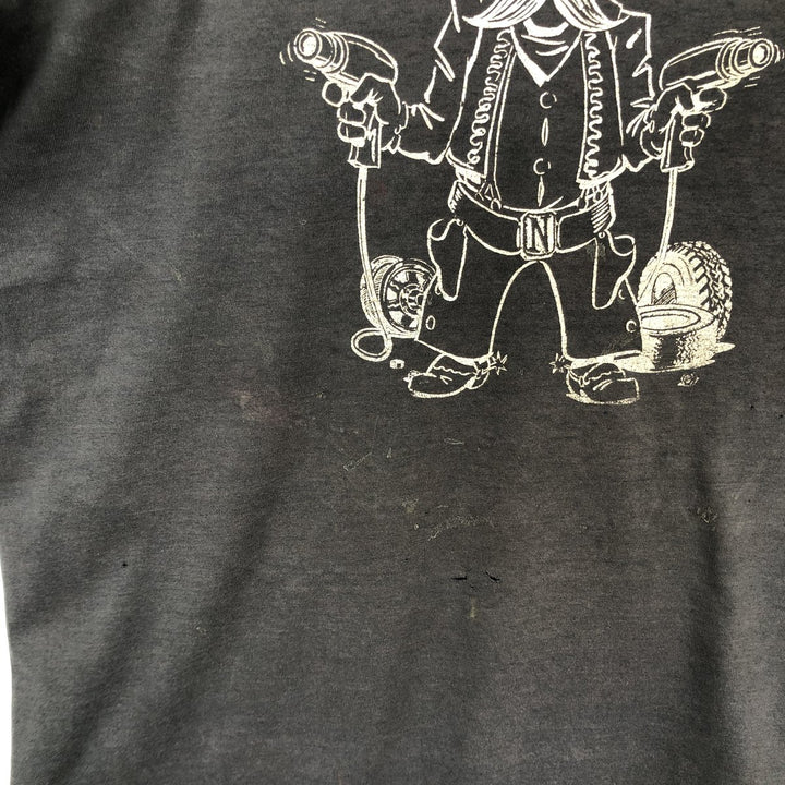 90'S Screen Stars Best Printed T-shirt Made in USA Men's XL Vintage cotton black type Vintage Second Hand