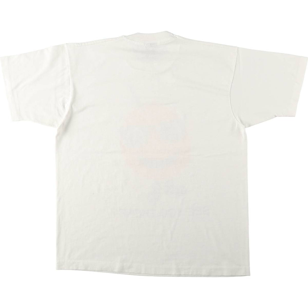 90'S Screen Stars Best Print T-Shirt, Men's XL equivalent, Vintage cotton white type Vintage Second Hand