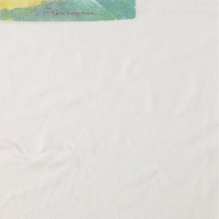 90'S WORLD T'S Art T-shirt, Men's Size L (approx.), Vintage cotton white type Vintage Second Hand
