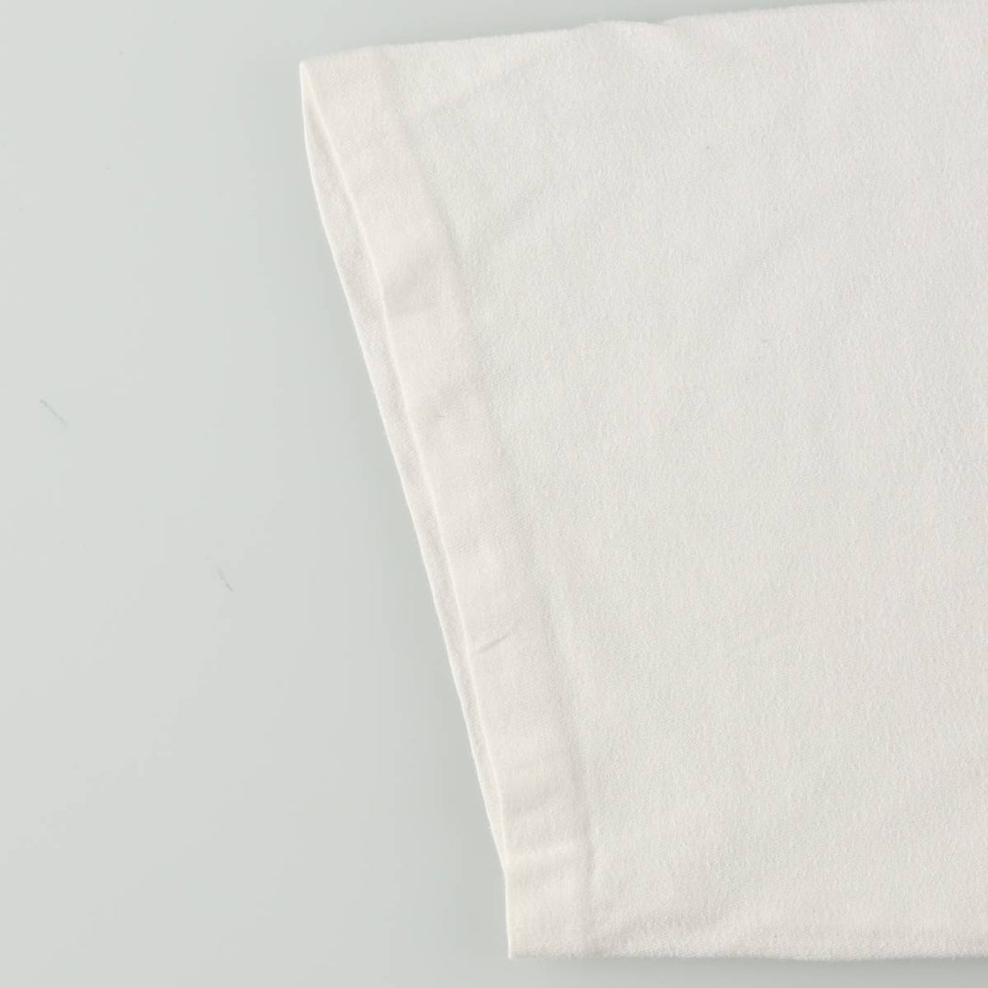 90'S WORLD T'S Art T-shirt, Men's Size L (approx.), Vintage cotton white type Vintage Second Hand
