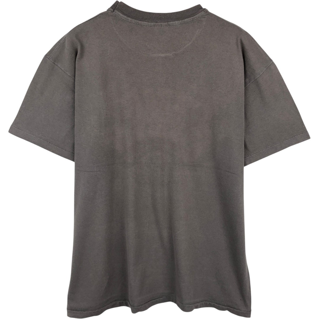 Hanes Print T-Shirt, Made in USA, Men's Size XL (approx.) cotton gray type Vintage Second Hand