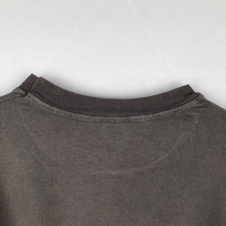 Hanes Print T-Shirt, Made in USA, Men's Size XL (approx.) cotton gray type Vintage Second Hand