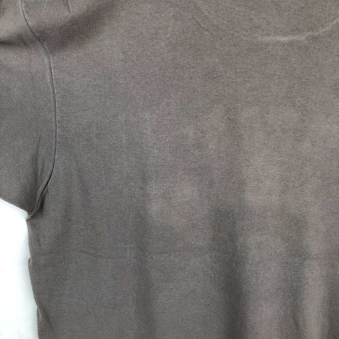 Hanes Print T-Shirt, Made in USA, Men's Size XL (approx.) cotton gray type Vintage Second Hand