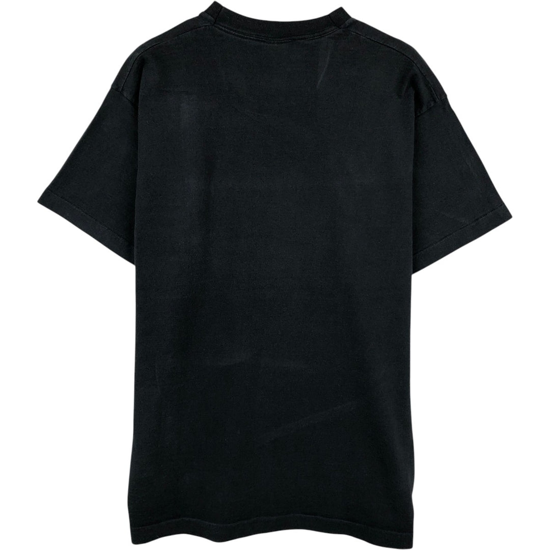 90'S Fruit of the Loom Message Print T-Shirt, Men's Size L, Vintage cotton black type Vintage Second Hand