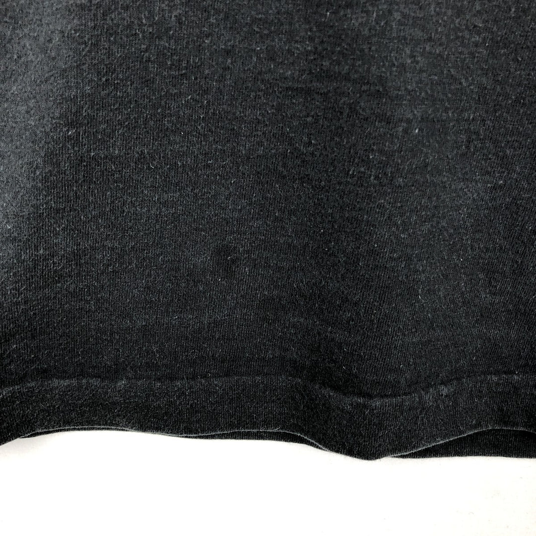 90'S Fruit of the Loom Message Print T-Shirt, Men's Size L, Vintage cotton black type Vintage Second Hand