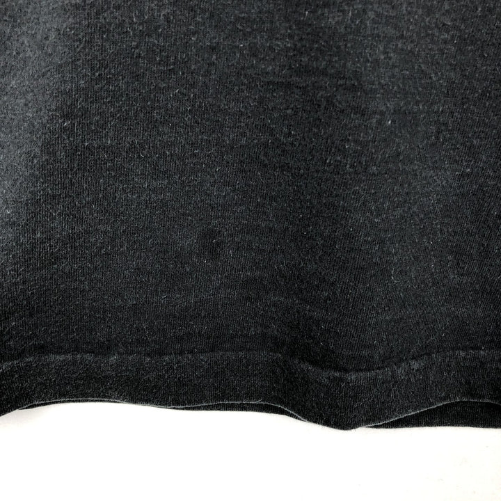 90'S Fruit of the Loom Message Print T-Shirt, Men's Size L, Vintage cotton black type Vintage Second Hand