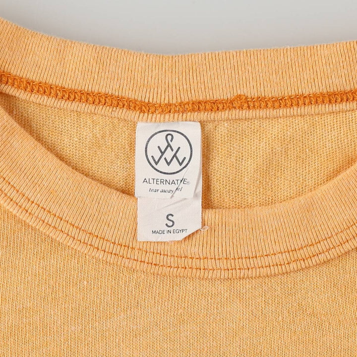 ~90'S Alternative Print T-Shirt, Men's Size S (approx.), Vintage cotton orange type Vintage Second Hand