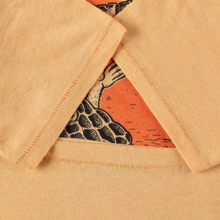 ~90'S Alternative Print T-Shirt, Men's Size S (approx.), Vintage cotton orange type Vintage Second Hand