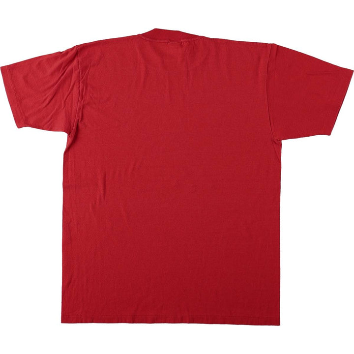 ~90'S Jostens Print T-Shirt, Made in USA, Men's Size M (Equivalent), Vintage polyester red type Vintage Second Hand