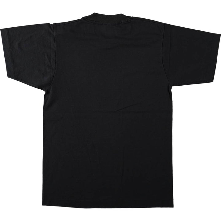 Fruit of the Loom parody print T-shirt, made in the USA, men's size M equivalent. cotton black type Vintage Second Hand