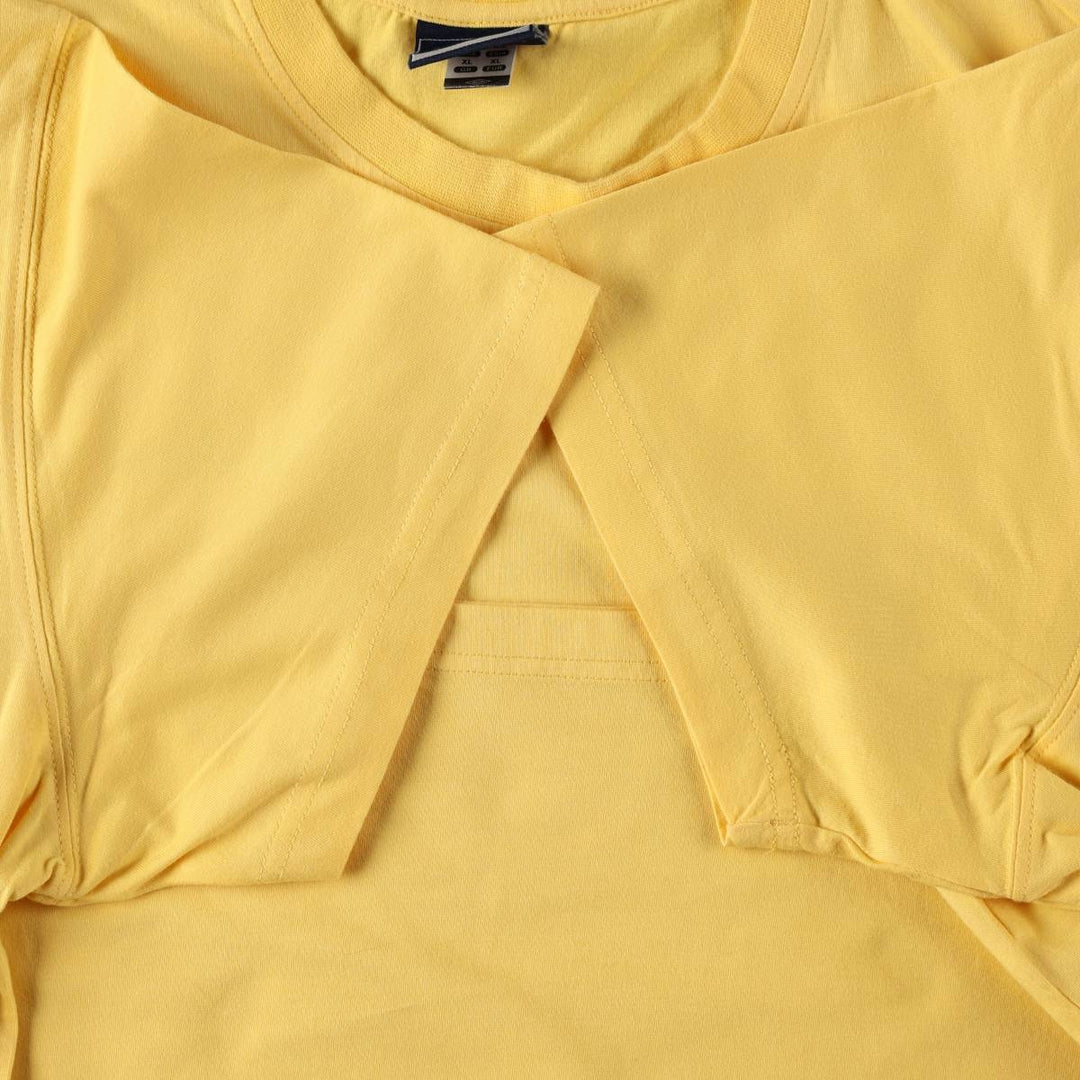 Umbro logo print T-shirt, men's size XL. cotton yellow type Vintage Second Hand