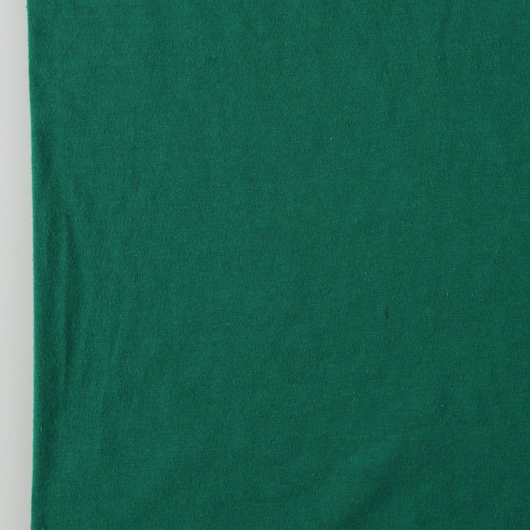Vintage 1980'S Champion Trico Tag Print T-Shirt, Made in USA, Men's Size Medium polyester green type Vintage Second Hand