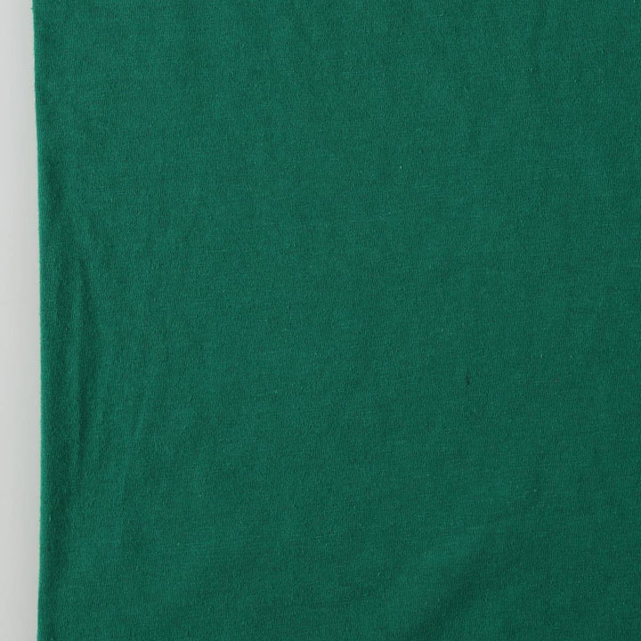 Vintage 1980'S Champion Trico Tag Print T-Shirt, Made in USA, Men's Size Medium polyester green type Vintage Second Hand