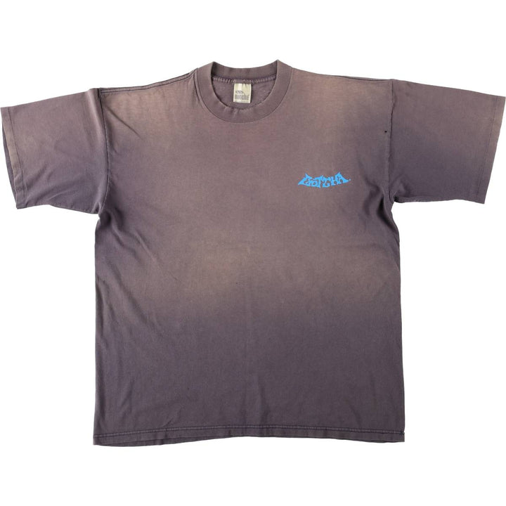 Vintage 90'S GOTCHA surf and skateboard T-shirt, made in the USA, size XL, men's cotton Charcoal Vintage Second Hand