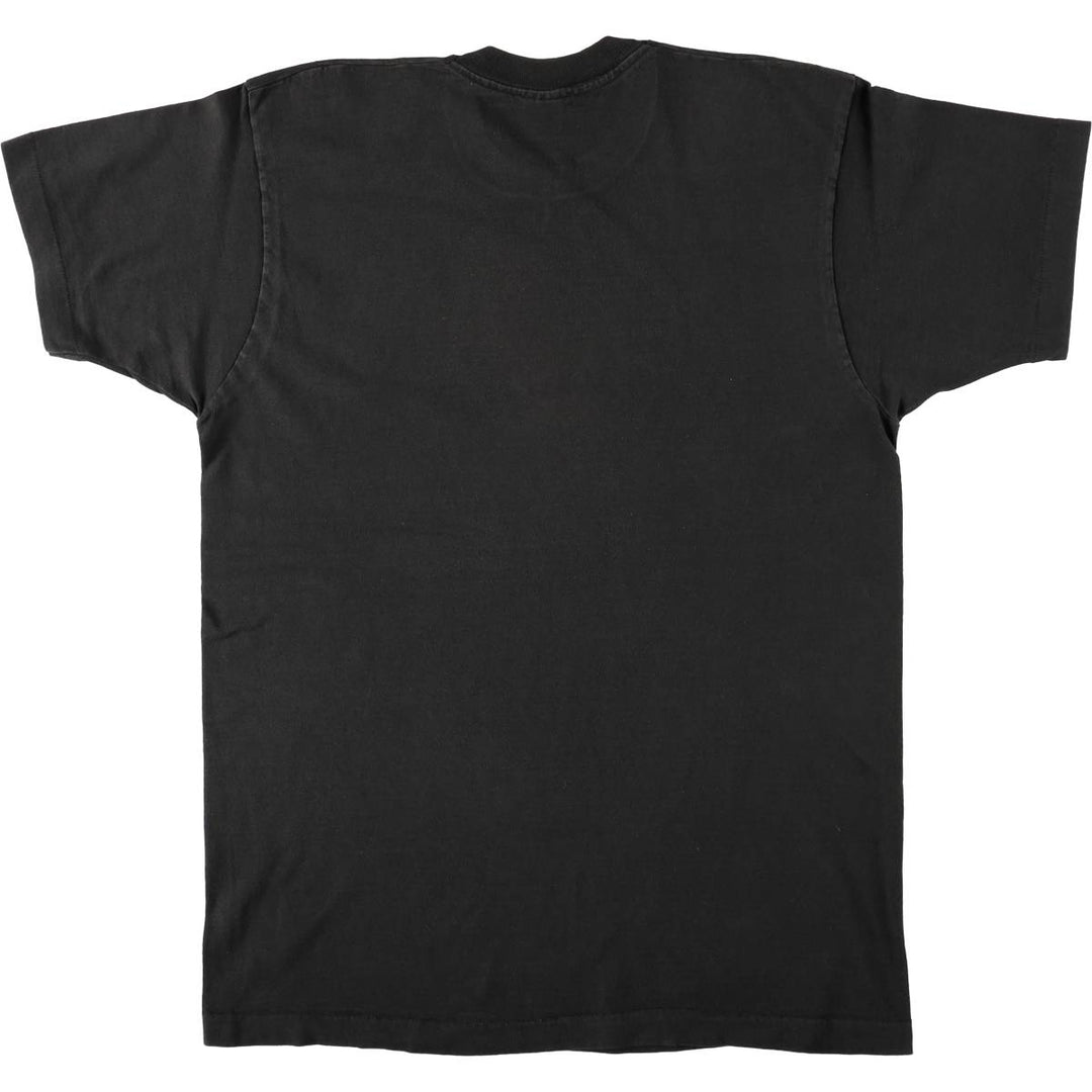 90'S Fruit of the Loom College T-shirt, Made in USA, Men's XL, Vintage cotton black type Vintage Second Hand