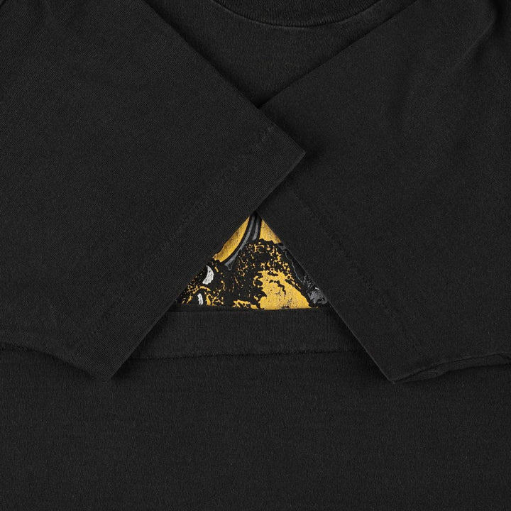 90'S Fruit of the Loom College T-shirt, Made in USA, Men's XL, Vintage cotton black type Vintage Second Hand